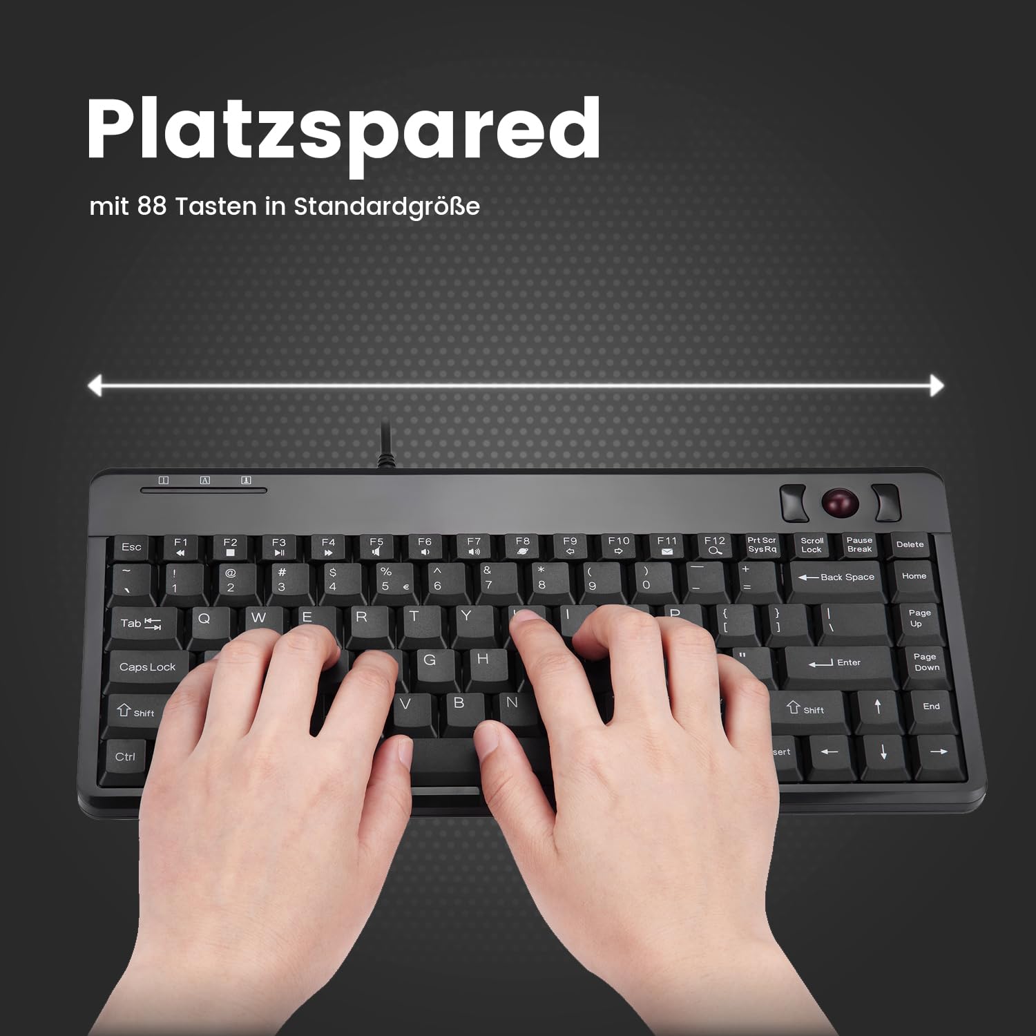 Perixx Compatible Tastatur PERIBOARD-505H Plus