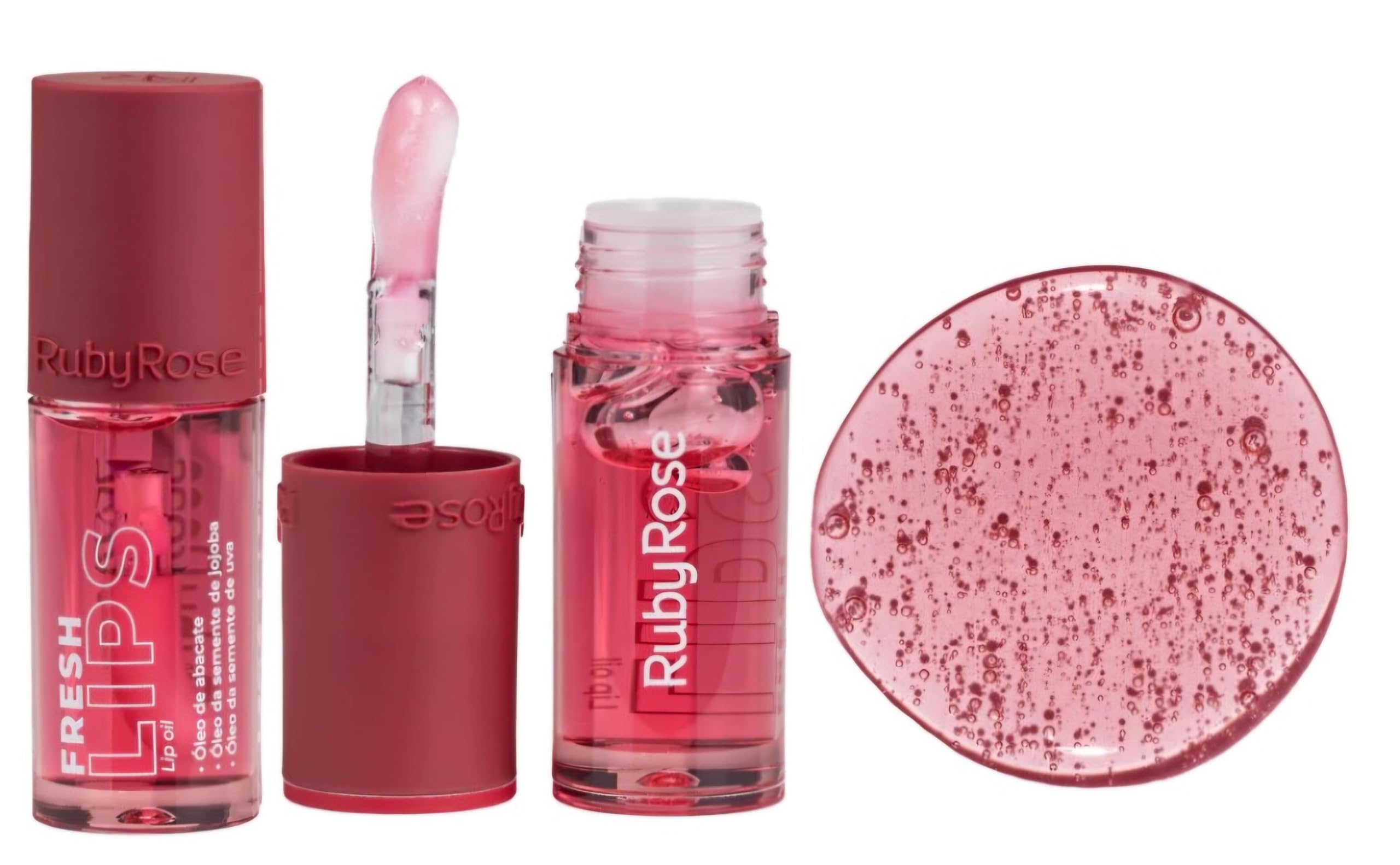 Ruby Rose - Lip Oil Fresh Kips Hbl6526-6 : Amazon.com.br: Beleza