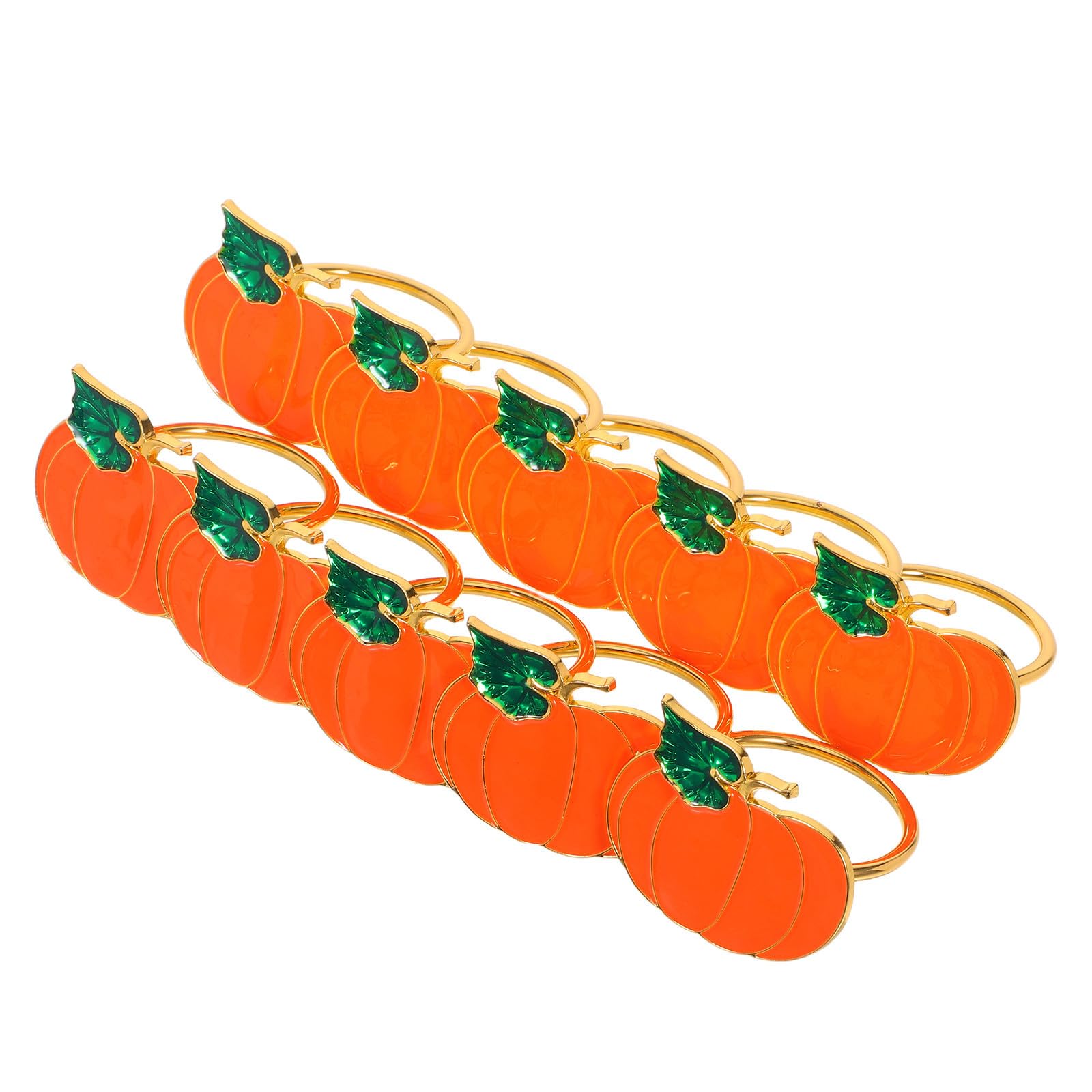 Servilleteros de calabaza otoñales para decorar mesas de Acción de Gracias y cenas familiares