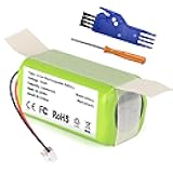 Remate Replacement RVBAT850 Battery for Shark Ion R75, RV761, RV850C, RV1000S, RV1100VL, RV1001AE, UR1000SR, RV700_N, RV720_N Vacuum Cleaners (2-Prong Connector,NOT for 3-Prong Connector)