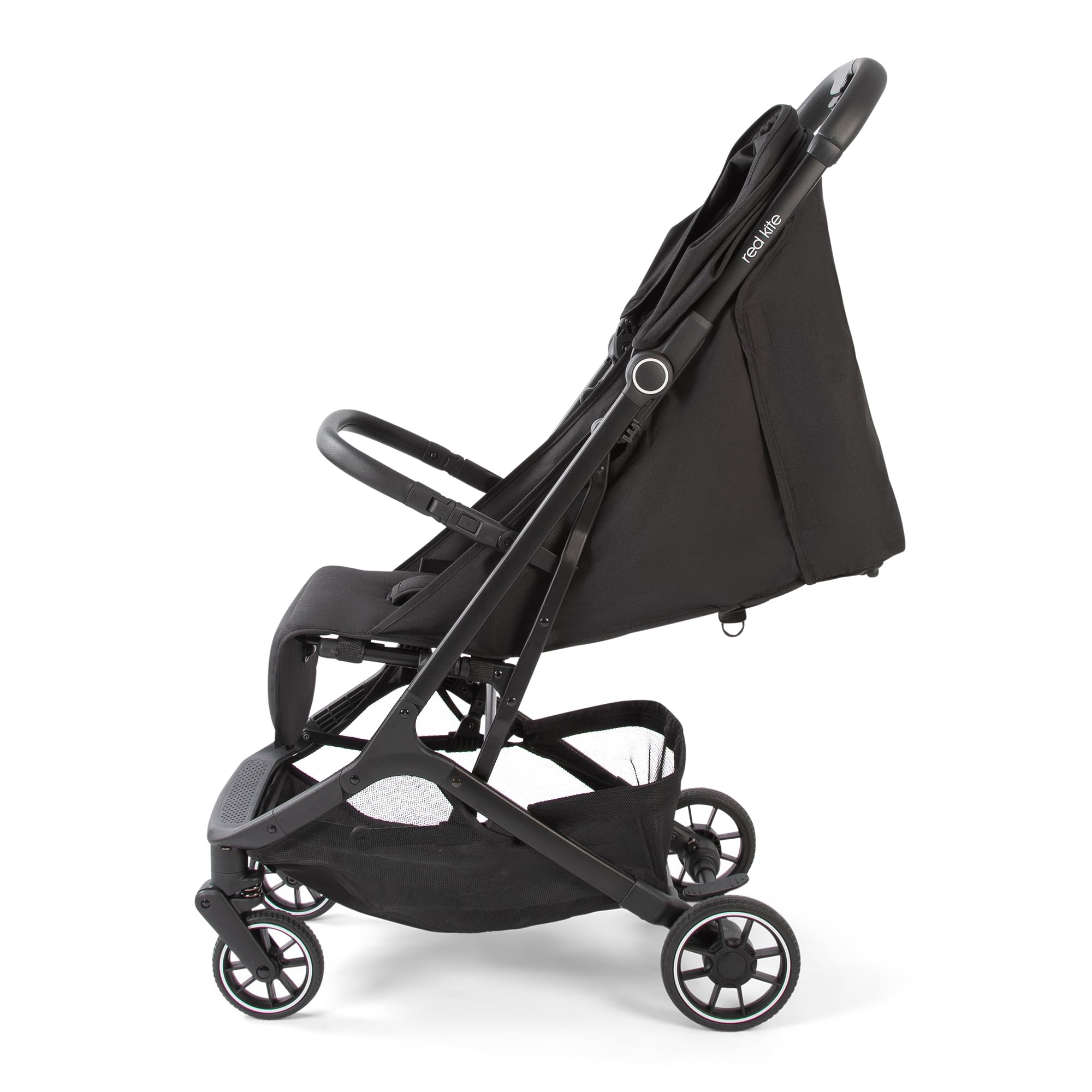 Red Kite Push Me Explor - Cochecito plegable ultracompacto, color negro