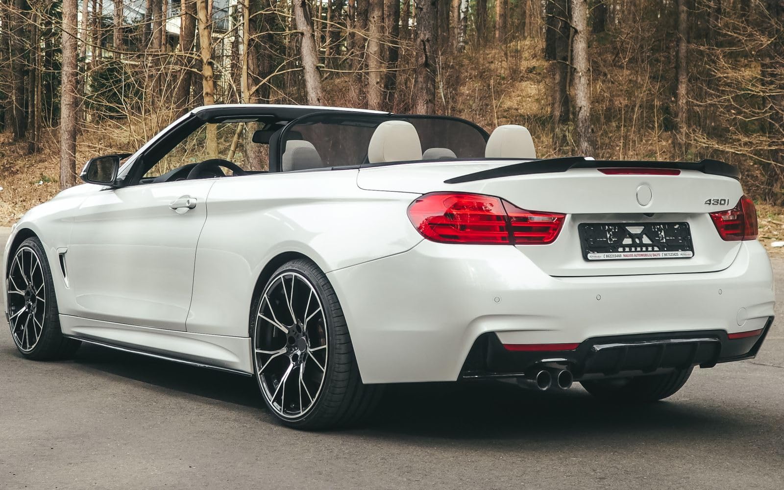 MpTuned Seitenschweller schwarz glänzend für BMW 4er F32 F33 F36 2014-2020 420i 430i 435i 440i 418d 420d 430d 435d