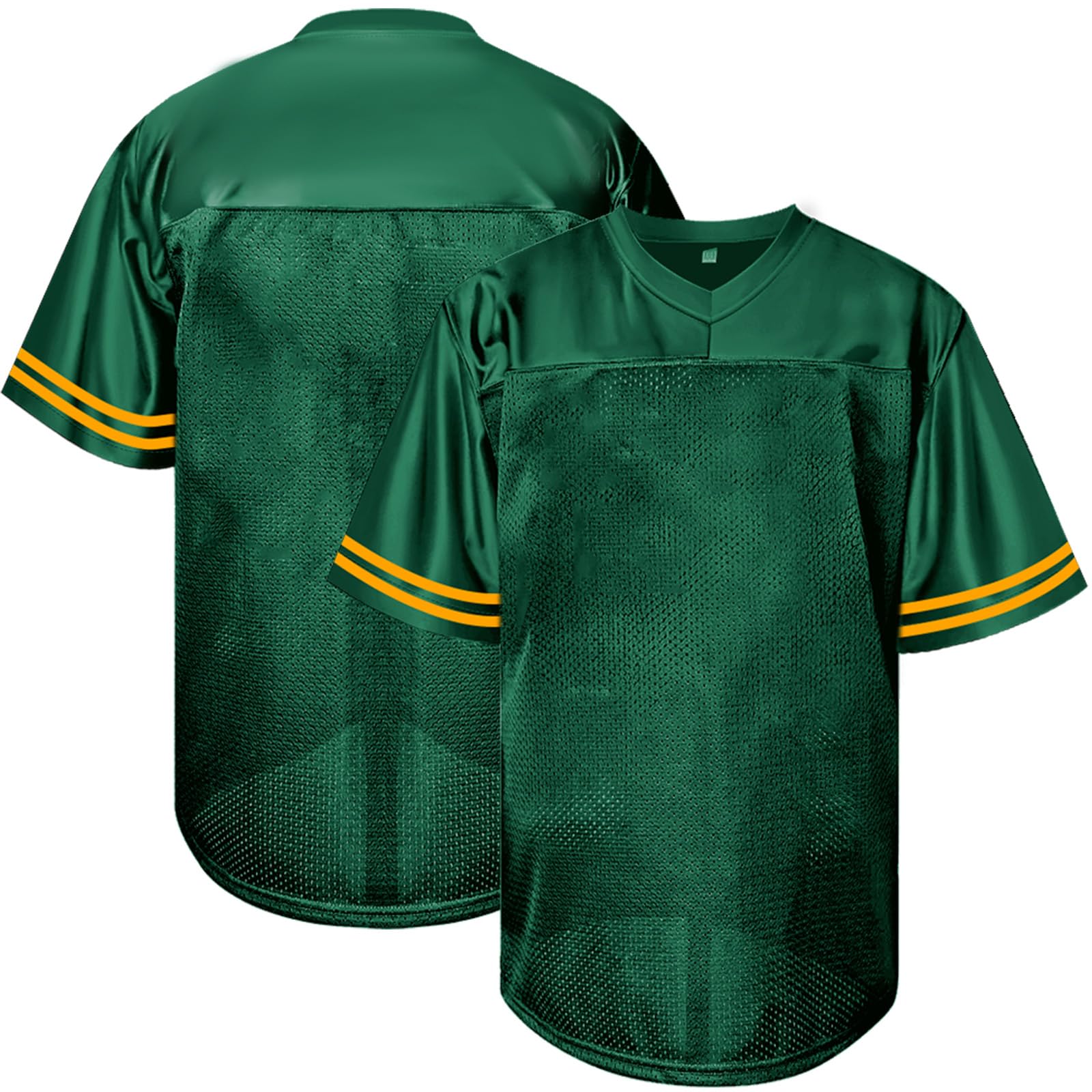 Atonmore Men Blank Plain Football Jersey, Adult Hip Hop Hipster Short Sleeve Mesh Pullover Shirts,Custom Uniforms for Party