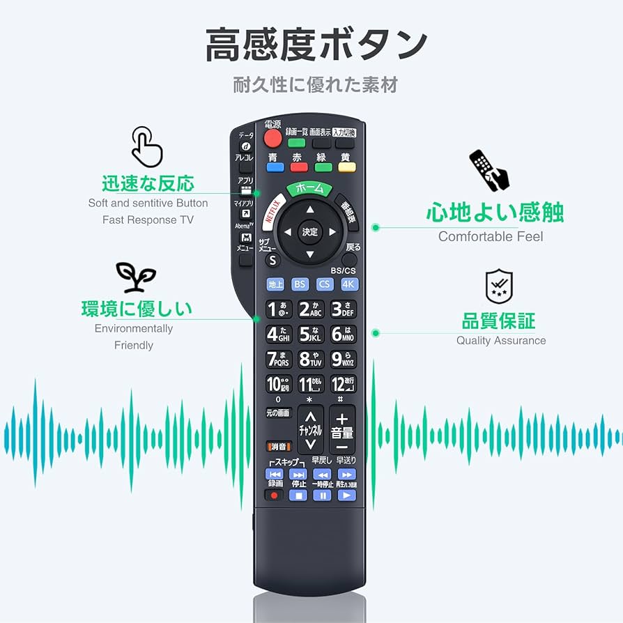 Amazon | テレビリモコン N2QBYB000052 for Panasonic パナソニック