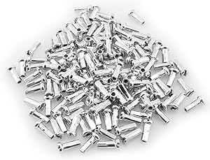 TAODAN Bike Spoke Nipples 100PCS (Silver)