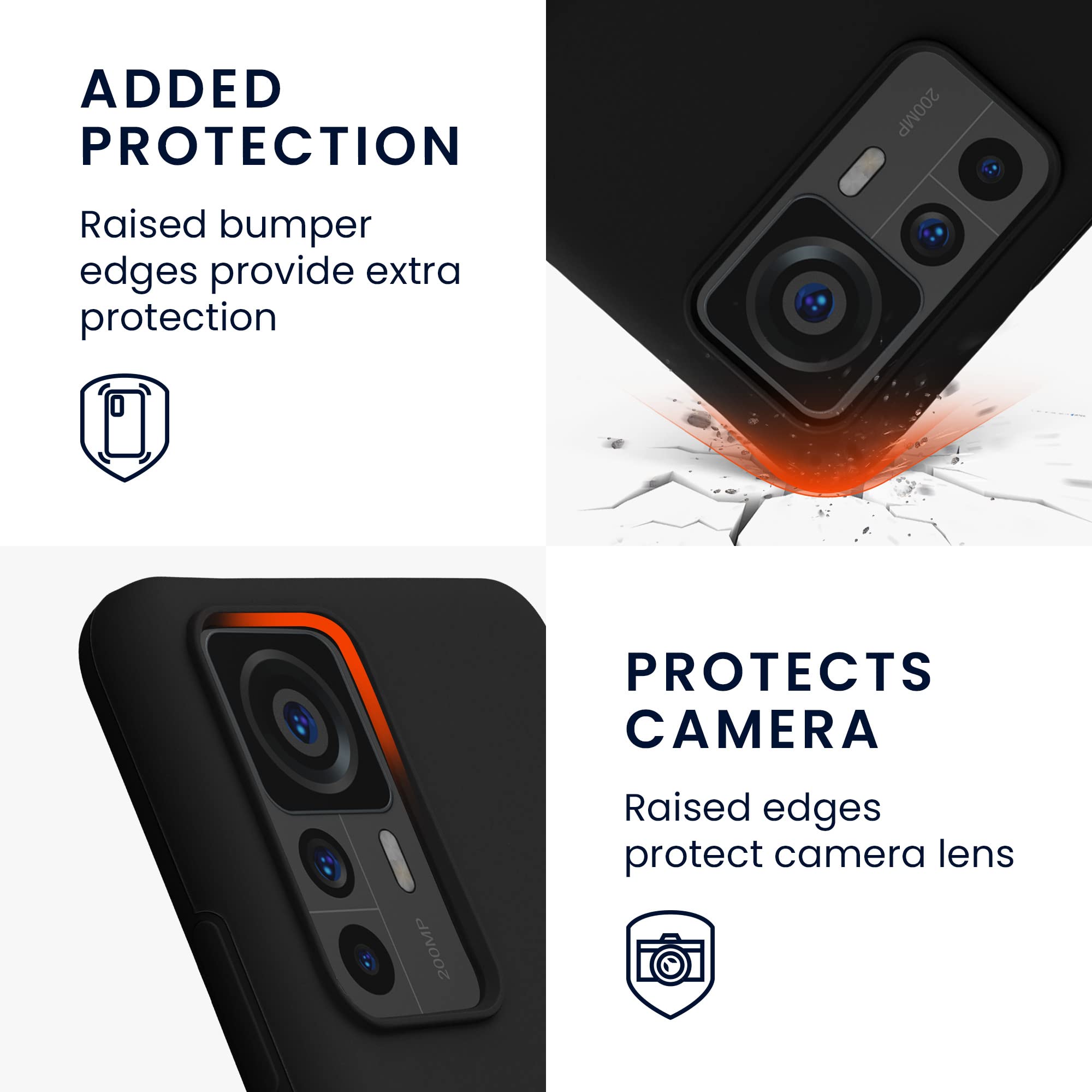 Per Xiaomi 12T Pro custodia in Silicone di lusso TPU Protector