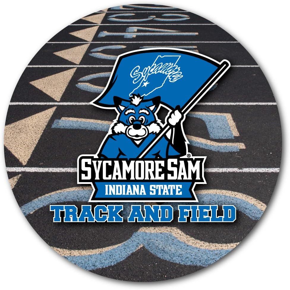 VictoryStore Coasters - Indiana State University Coaster Set, Sports Designs, Set of 4