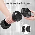 Equipro Adjustable Dumbbell Set, 4 in 1 Free Weights Dumbbells Set for Women, Weights for Women at Home, 2lb 3lb 4lb 5lb with TPU Soft Rubber Handle for Home Gym Exercise Training