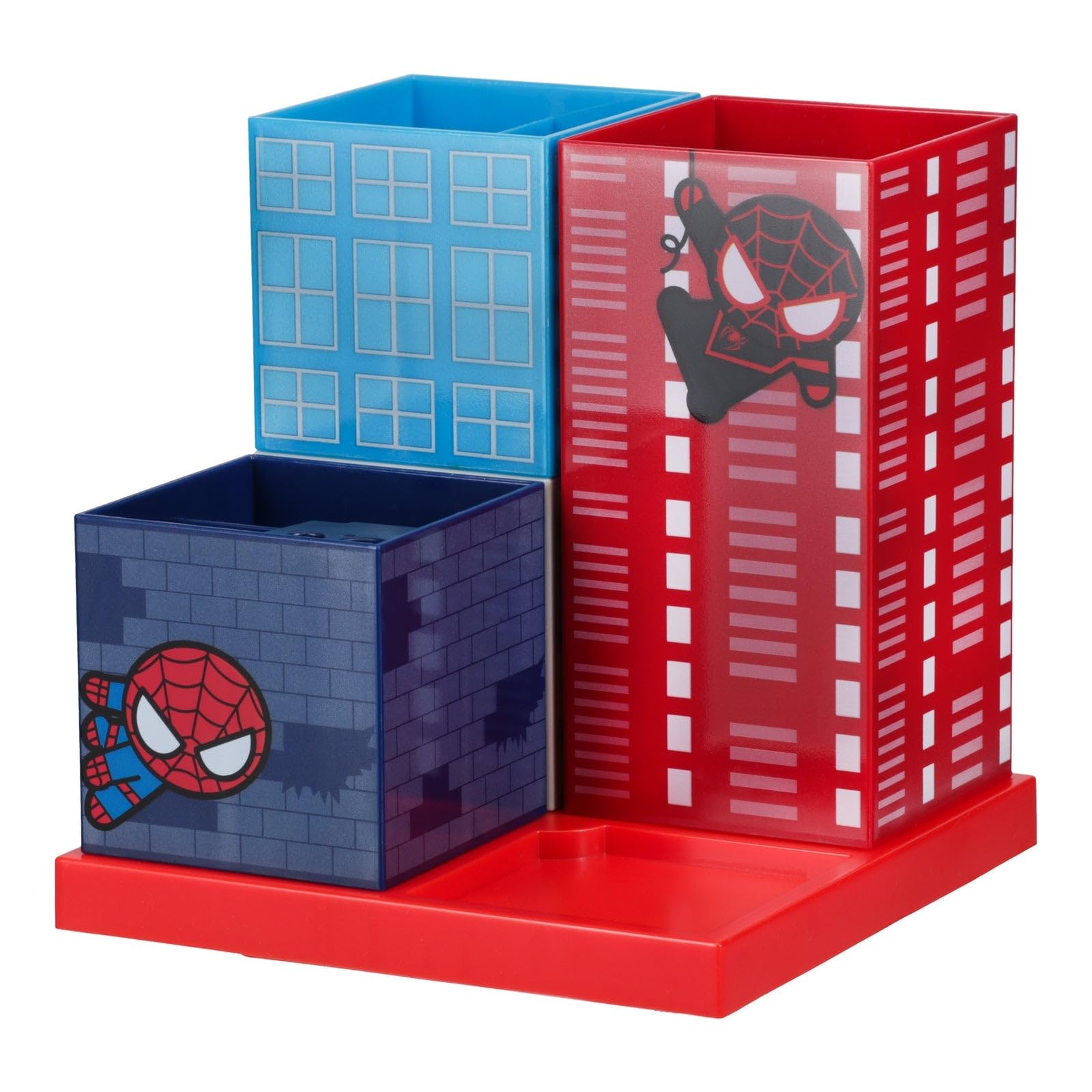 Paladone Spiderman Organiseur de bureau sous licence officielle de bande dessinée, décoration et cadeau, accessoire de bureau et de table de super-héros Marvel nostalgique