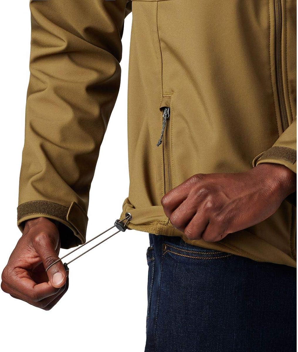 Columbia Men's Ascender Softshell Front-zip Jacket Olive Brown XX-Large