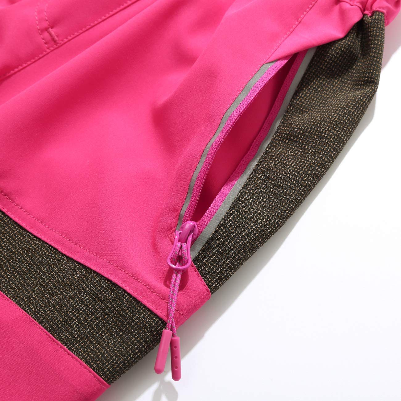 Pantalones para niños de GITVIENAR, elásticos, de secado rápido, ideales para ciclismo, trekking, diseño unisex, para niños y niñas, primavera/verano, niño, color rojo, tamaño EU S (Taille : 47CM)