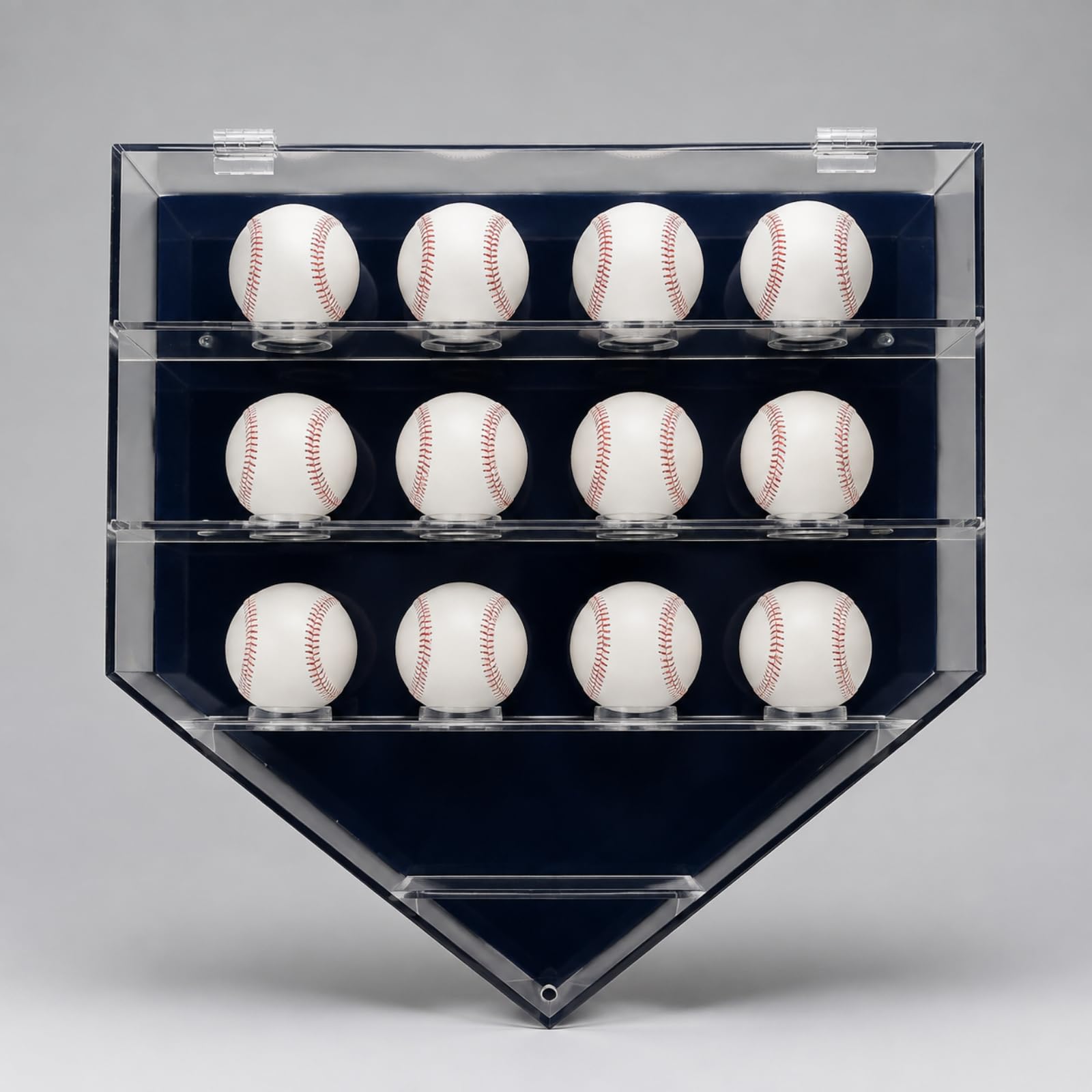 Palline da Baseball Sigillata Vetrina Antirollio Espositiva per Arredamento Casa, Palla 7