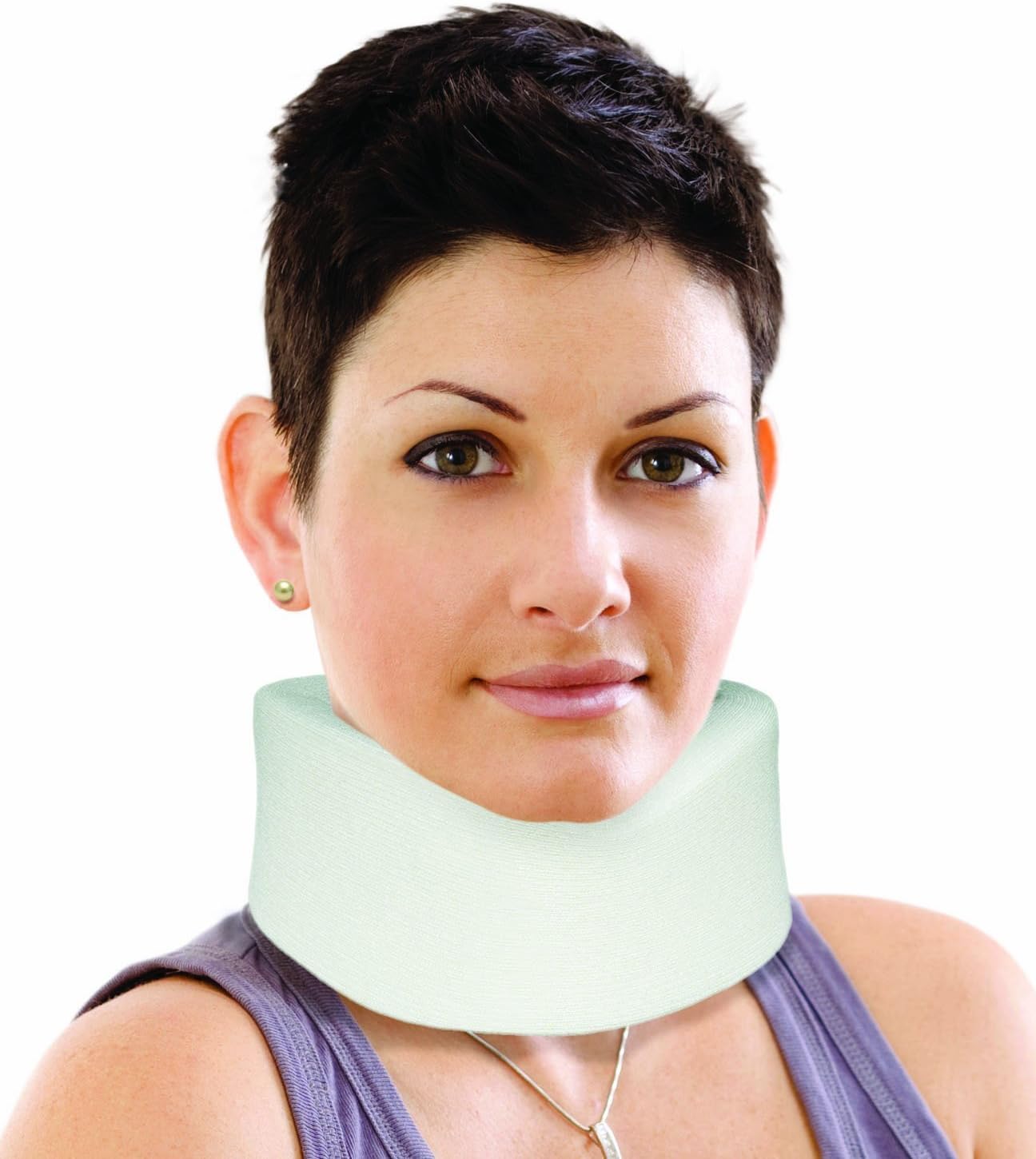 Sports Medicine Cervical Collar Neck (White, One Size)