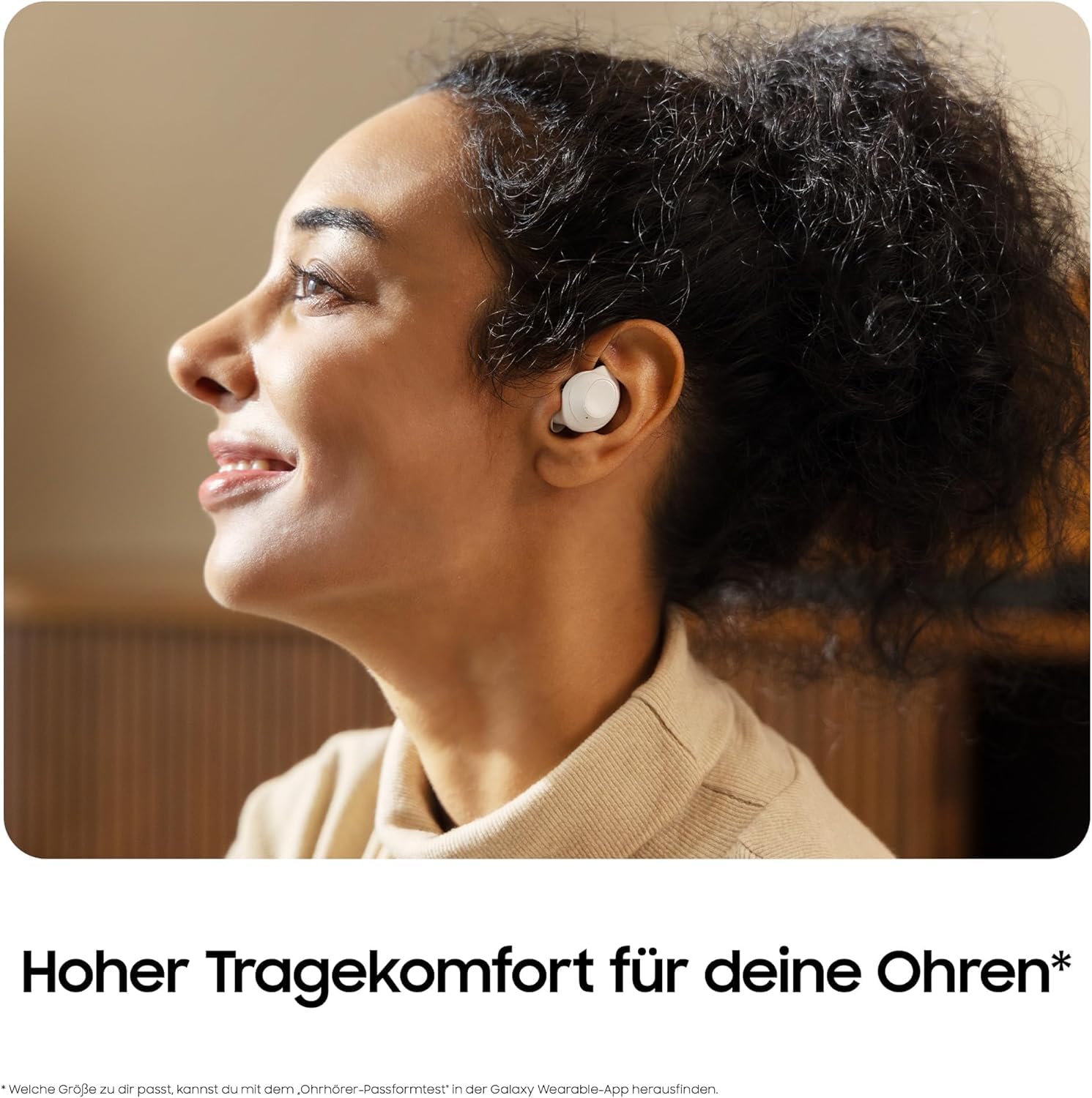 Samsung Galaxy Buds FE Kabellose Bluetooth-Kopfhörer, Active Noise Cancelling (ANC), Komfortable Passform, 3 Mikrofone, Touch Control, Tiefer Bass, Inkl. Ladekabel, White