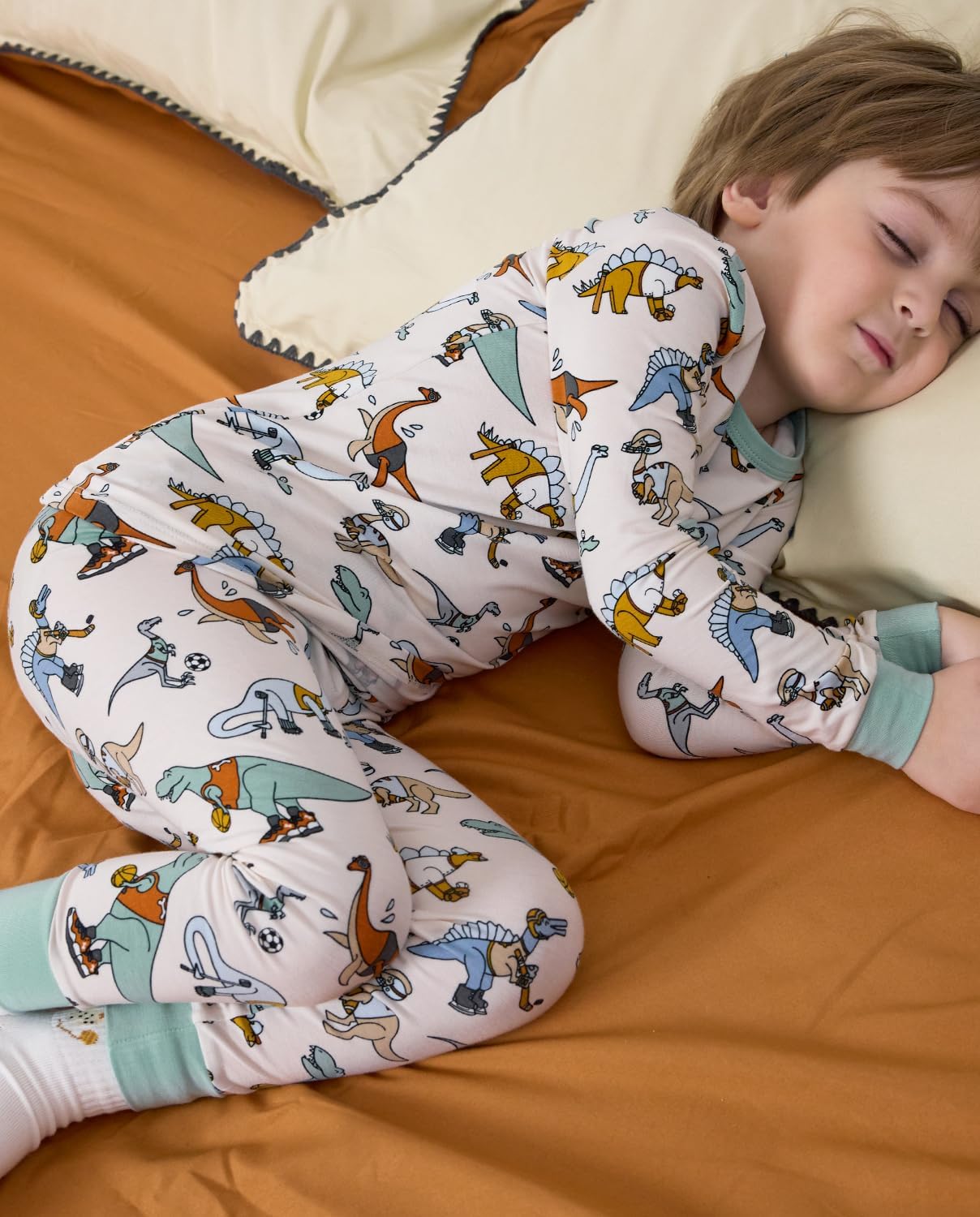 Bamboo Viscose Toddler Pajamas Boys Girls Baby 12M-8Y Pjs Sets Kids Snug fit 2pcs Long-Sleeve Sleepwear - Image 9