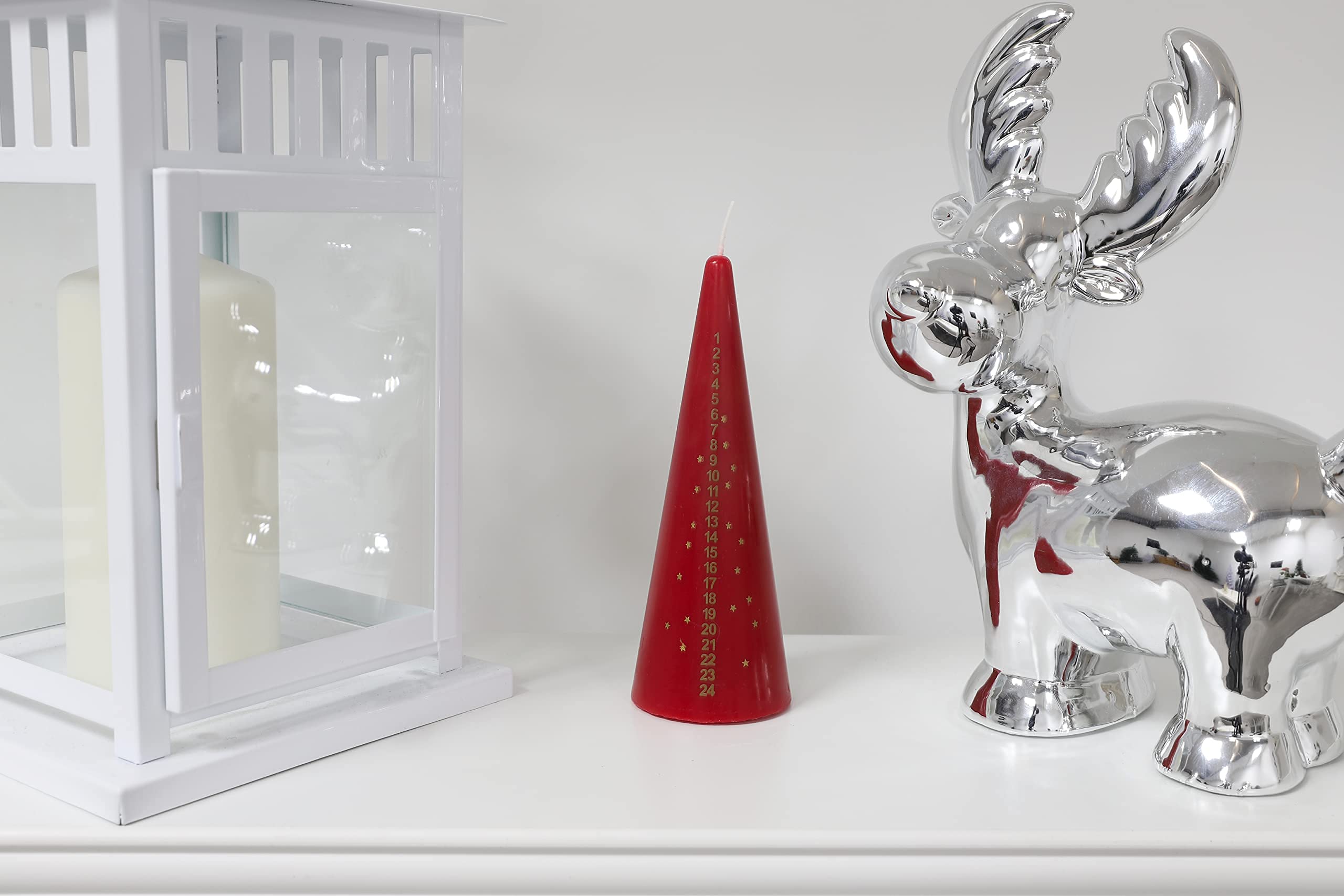 Toyland® 15cm Traditional Christmas Advent Candle (PM159-RED