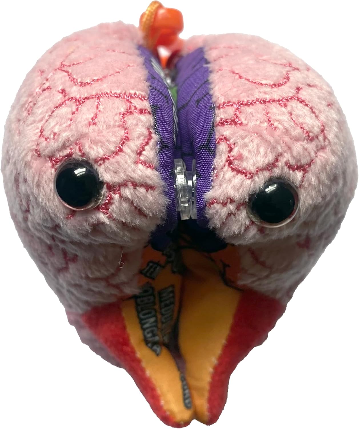 GIANT MICROBES Brain Model Plush Keychain, Anatomy Models, Neuroscience Gifts, Psychology Gifts, 3d Brain Model, Bag Charms