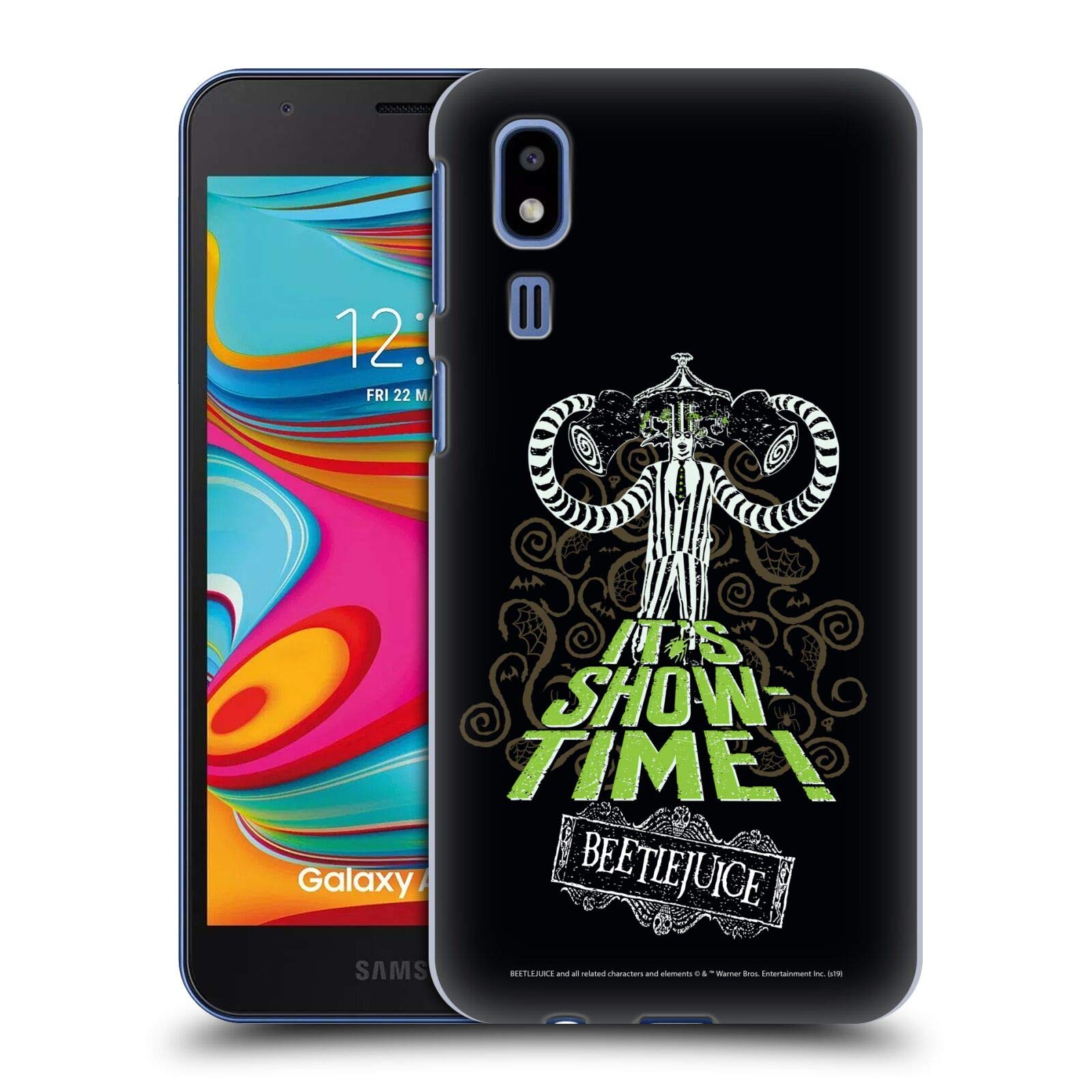 Head Case Designs Officially Licensed Beetlejuice Show Time Graphics Hard Back Case Compatible With Samsung Galaxy A2 Core (2019)