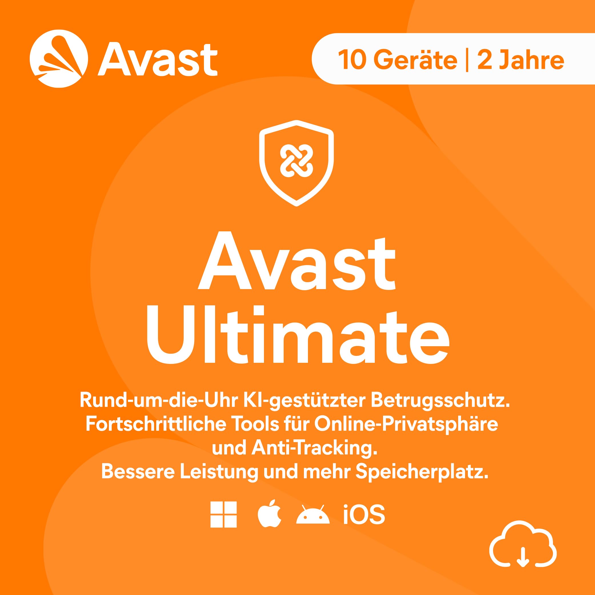 Avast Ultimate 2026 | 10 Geräte | 2 Jahre | Aktivierungscode per Email