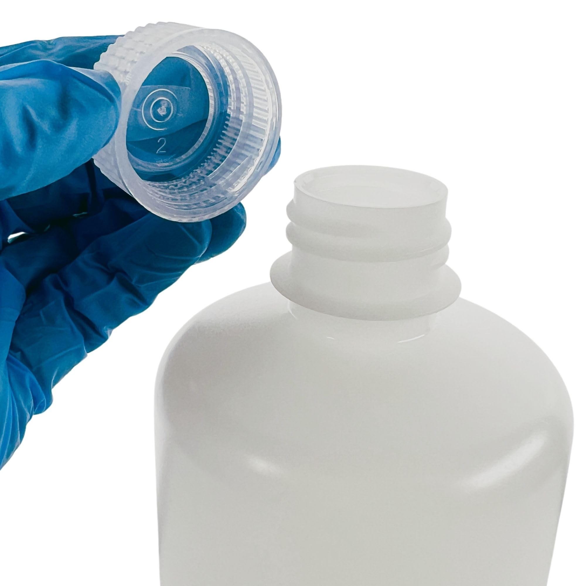 Eisco - Confezione da 12, 500 ml di bottiglie di reagenti traslucidi, in HDPE, con tappo in polipropilene, non sterili, a prova di perdite, resistenti agli agenti chimici, per stoccaggio e trasporto