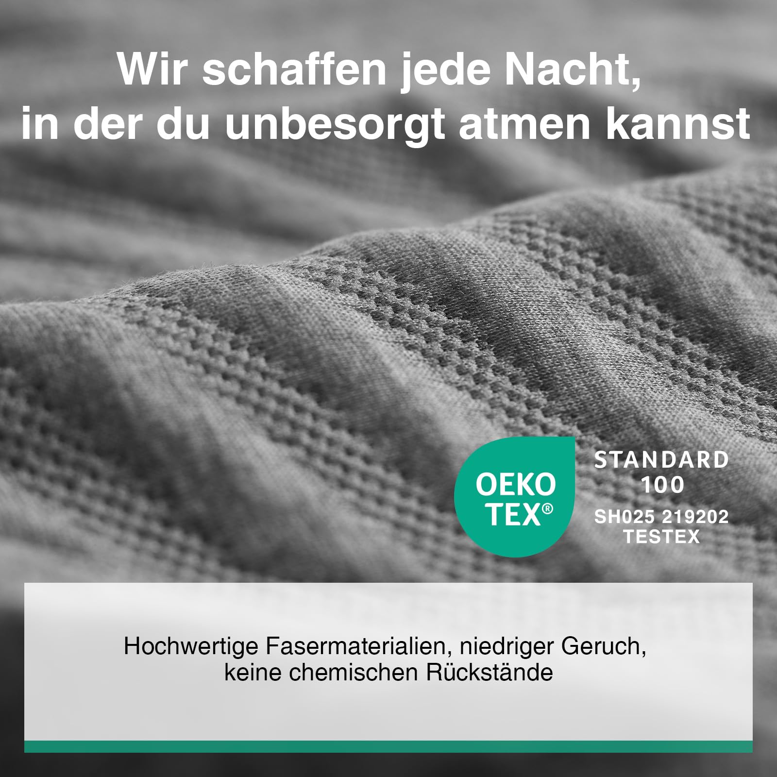 Novilla Matratze 180x200 cm, Härtegrad H3 und H4, 30 cm Höhe 7-Zonen-Stützung Hybrid, Memoryschaum und Federkernmatratze mit Taschenfedern, Kühlende & atmungsaktive Bezug, Öko-Tex Zertifiziert