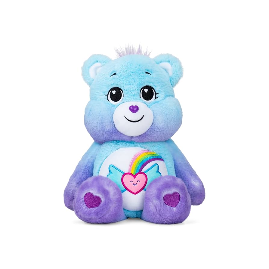 ケアベア 35周年 ぬいぐるみ レインボーハートベア 紫 パープル 特別仕様 Amazon.co.jp: Care Bears New 2022 14