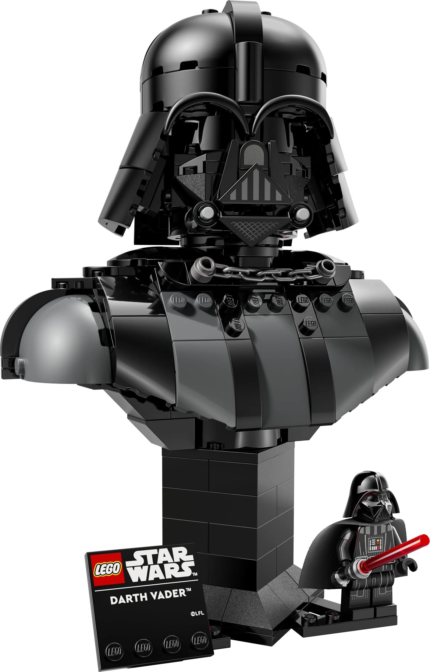 LEGO Star Wars 75439 Darth Vader Büste - Modellbau für Erwachsene - inkl. sammelbarer Minifigur mit rotem Lichtschwert - Geschenkidee für Fans von Eine Neue Hoffnung