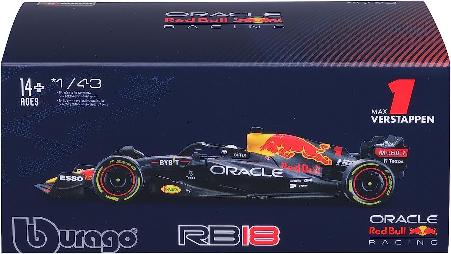 Amazon.com: Maisto 1:43 Race Oracle Red Bull Racing RB18