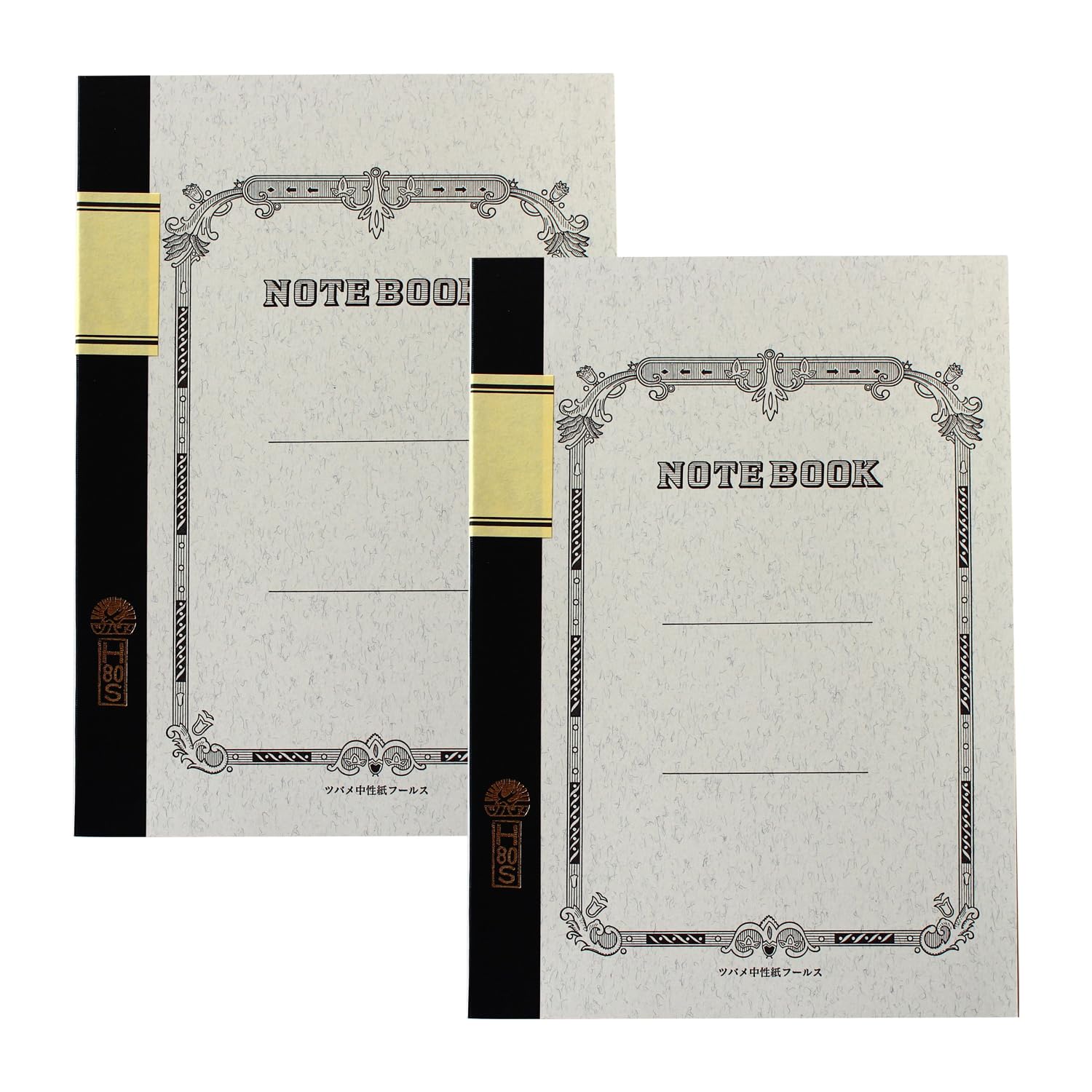 Amazon | ツバメノート ノート A5 横罫 80枚 H2005 2冊パック H80S-2P