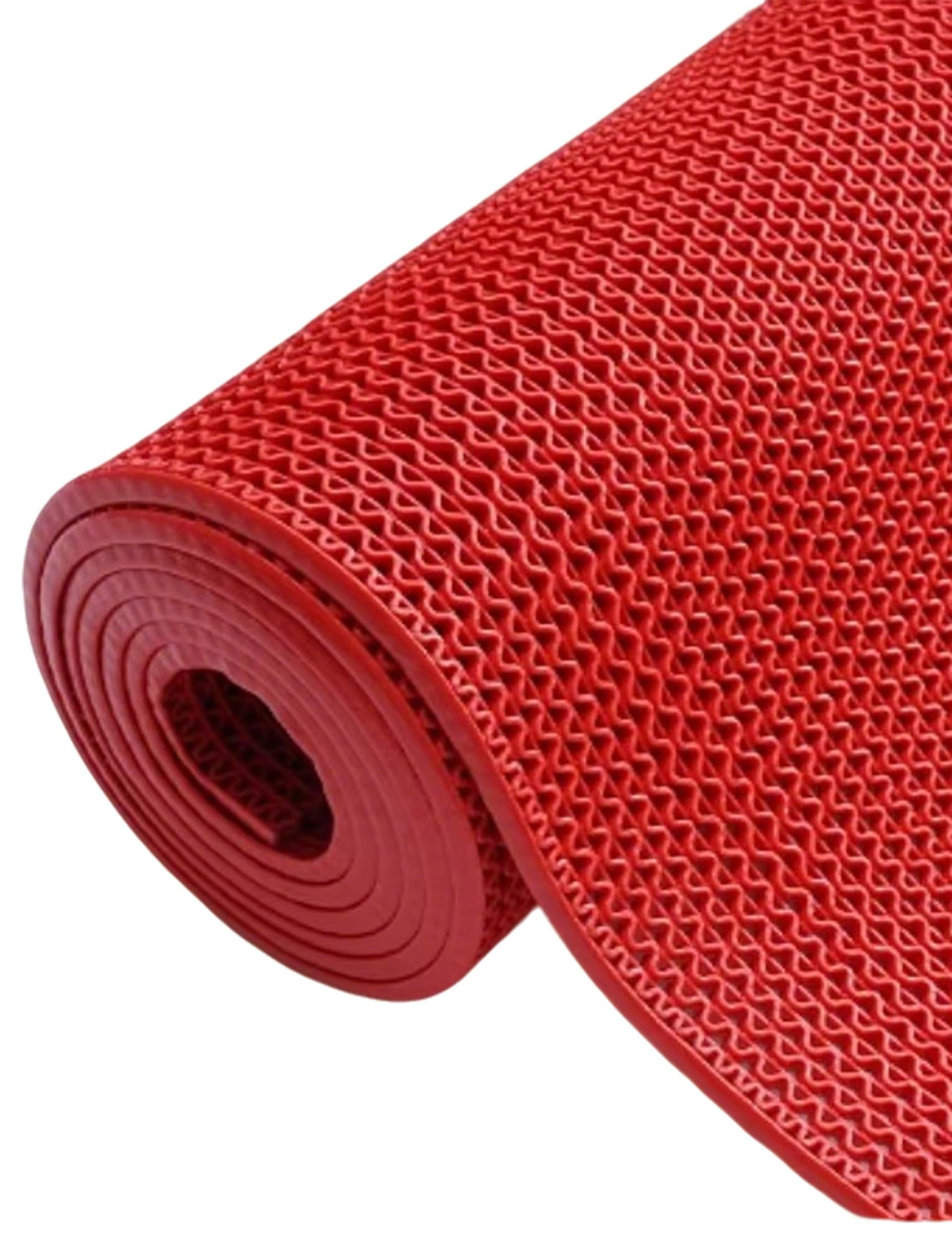Rollo de estera antideslizante | Alfombra de ducha antideslizante | Barrera de piso for cuarto húmedo | Alfombra Exterior for Patio, Jardín, Piscina, Pasillo, drenaje(A,Thick 5.5 mm 90x100 cm)