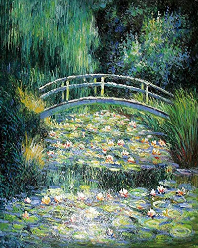 Carved Cross Stitch Embroidery Kit Water Lily 11CT Popular Embroidery Kit DIY Crafts Unique Gift-40X50CM