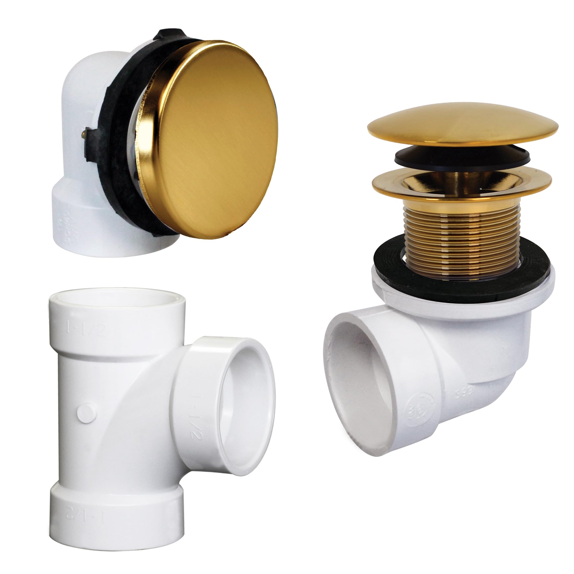 Photo 1 of Westbrass Plumber's Pack Bath Waste Assembly with Tip-Toe Drain