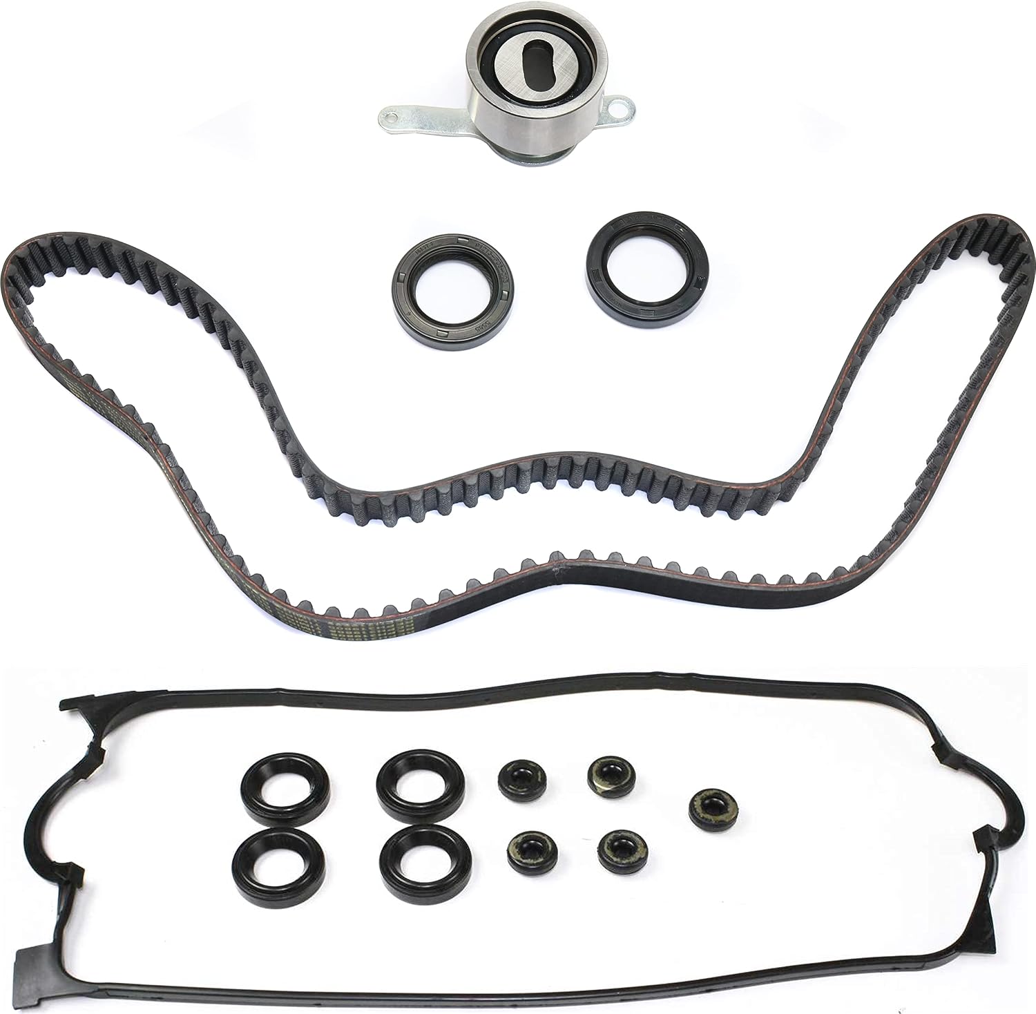 Garage-Pro Timing Belt Kit W/Valve Cover Gasket fits 1.6L Replacement for Honda Civic 1996 1997 1998 1999 2000 Honda Civic del Sol 1996-1997