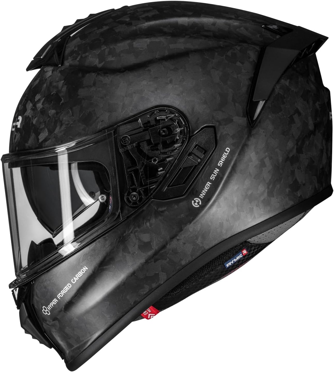S-GT Matte Forged Grain Carbon Fiber Motorcycle Helmet DOT Approved