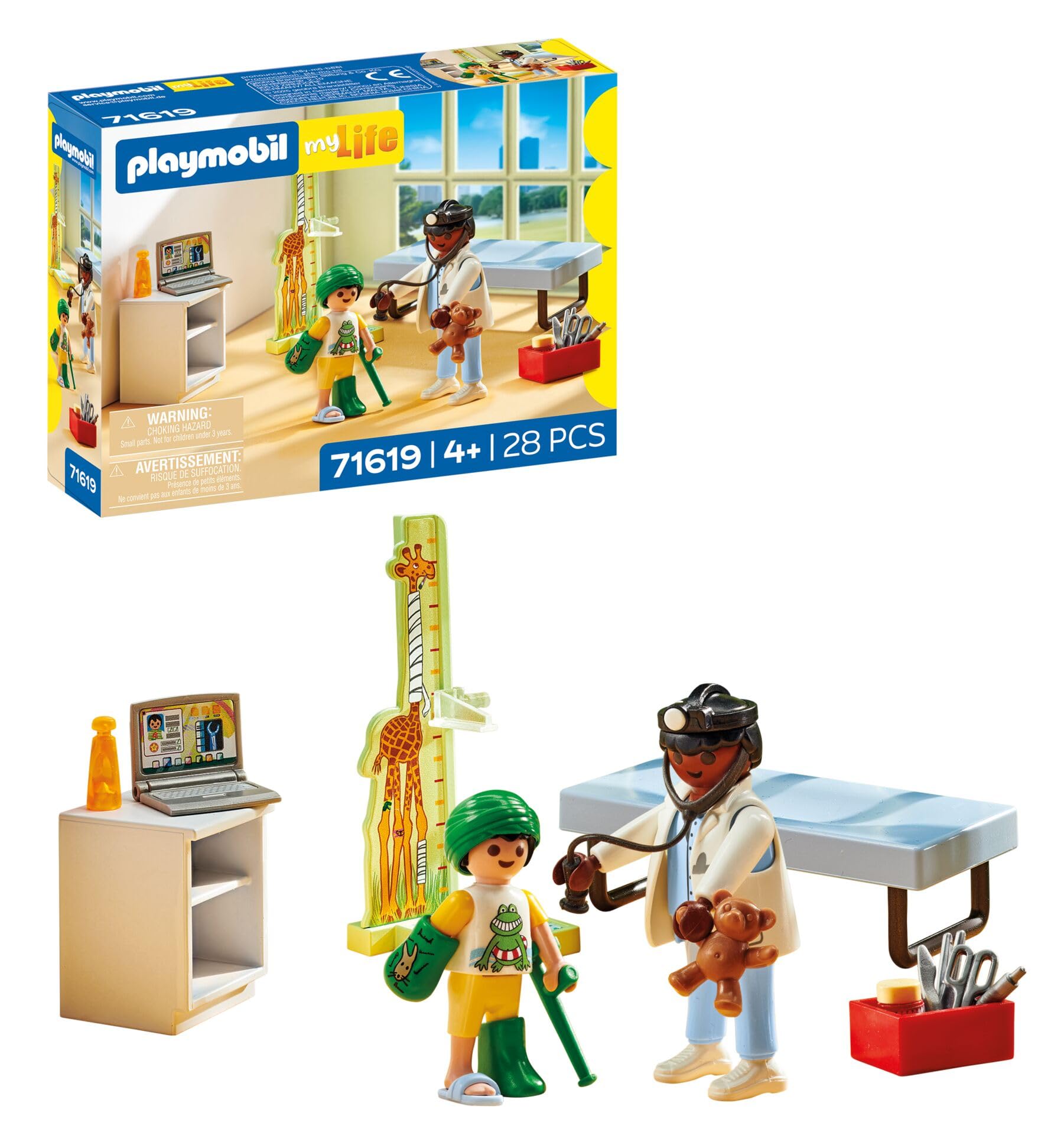 Amazon.com: Playmobil Pediatrician with Teddy Bear : Toys & Games