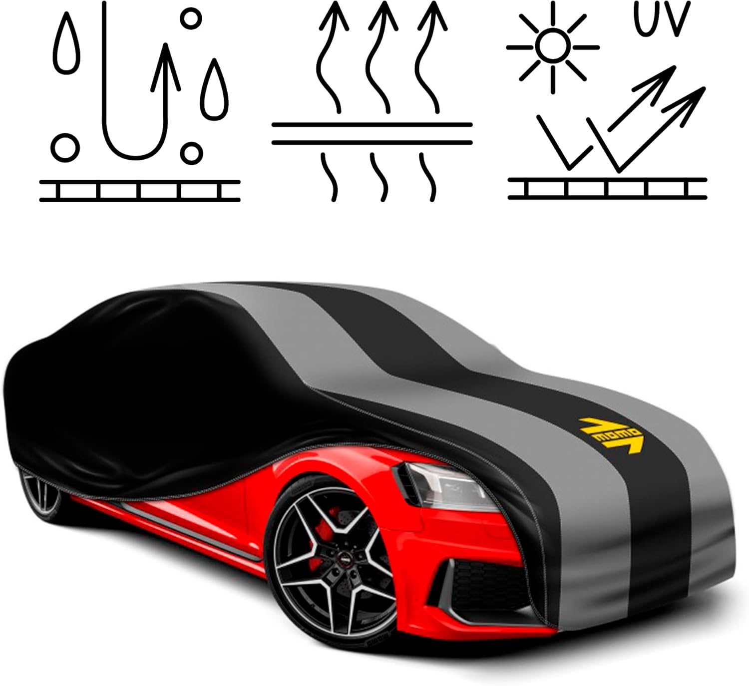 MOMO car Cover Interior - car Cover Protector 1 Layer Large Size (480x178x120 cm)
