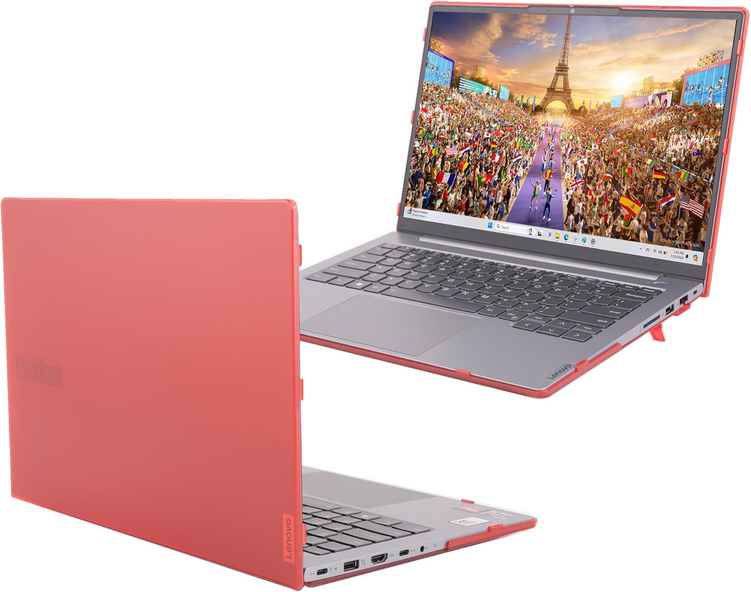mCover Case ONLY Compatible for 2023~2025 14" Lenovo ThinkBook 14 G6 / G7 Series Windows Notebook PC (NOT Working with Other Lenovo Models) - Black