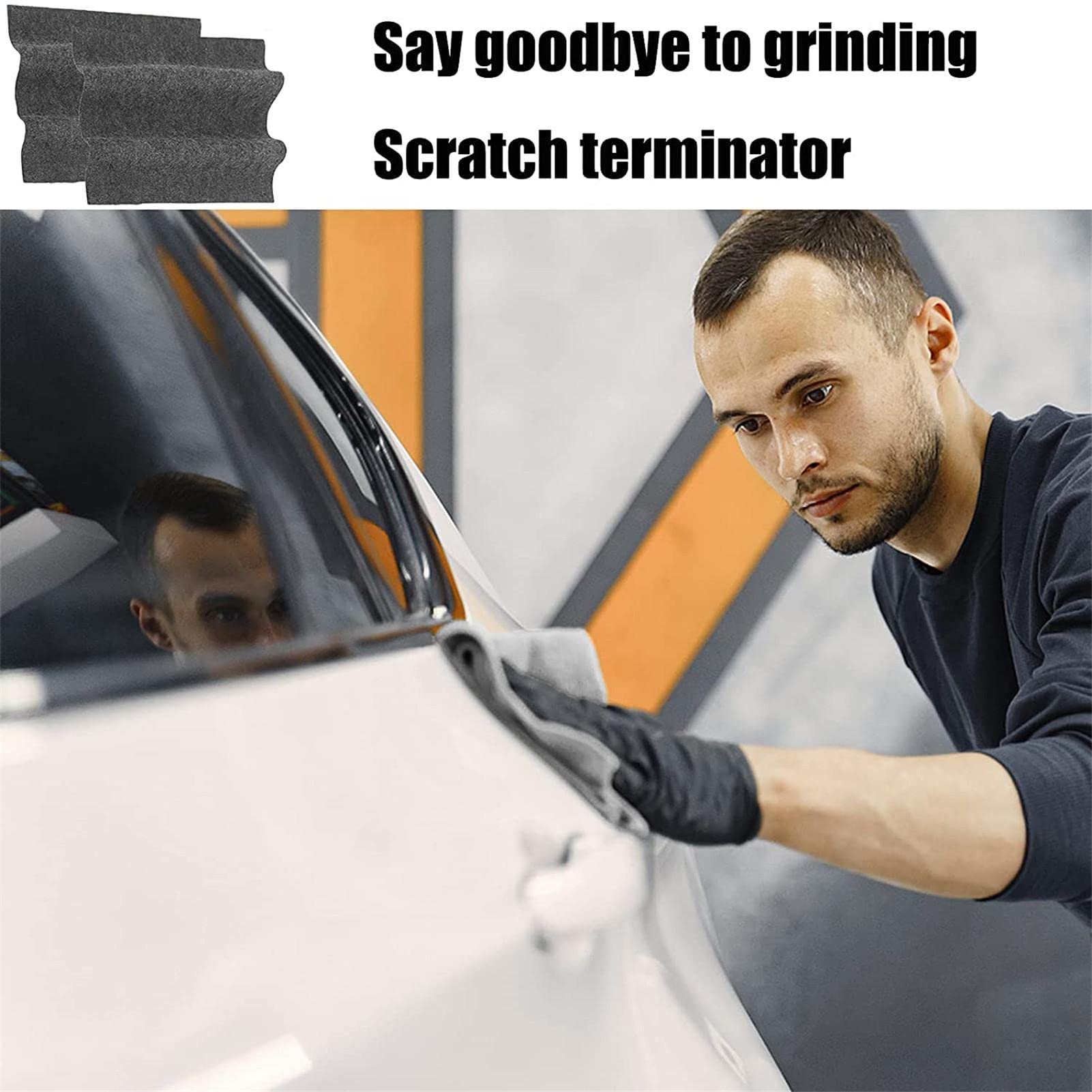Paño Nano Magic Para Quitar Arañazos Del Coche - Reparador De Pintura, Tamaño 10x20 Cm