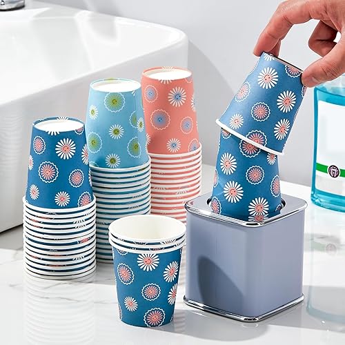 Miniatura 8 de SIUQ Paquete de 300 tazas de papel de 8 onzas tazas de café desechables sin BPA tazas de bebidas calientesfrías para jugo de agua perfectas para