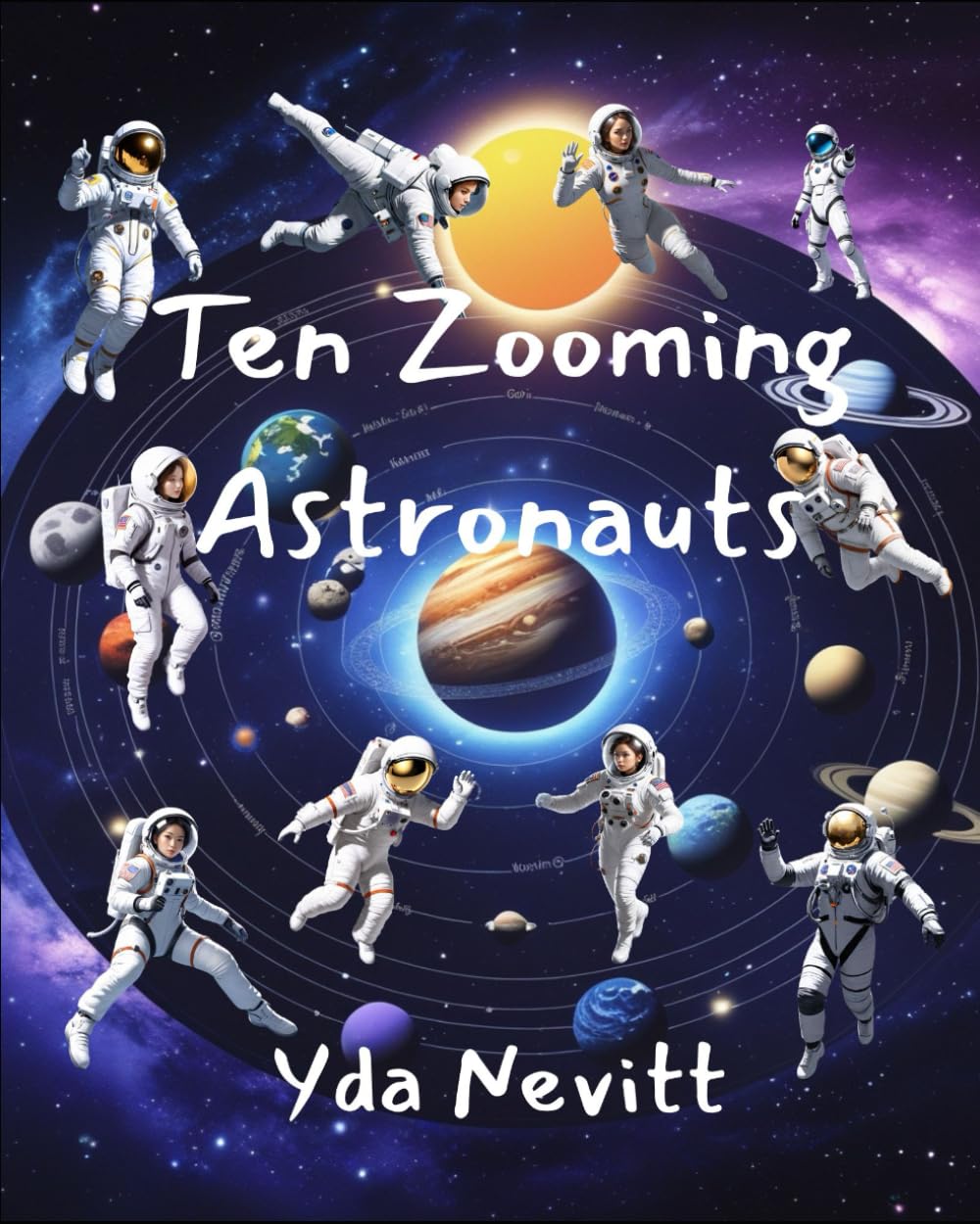 Ten Zooming Astronauts (Children's counting books)