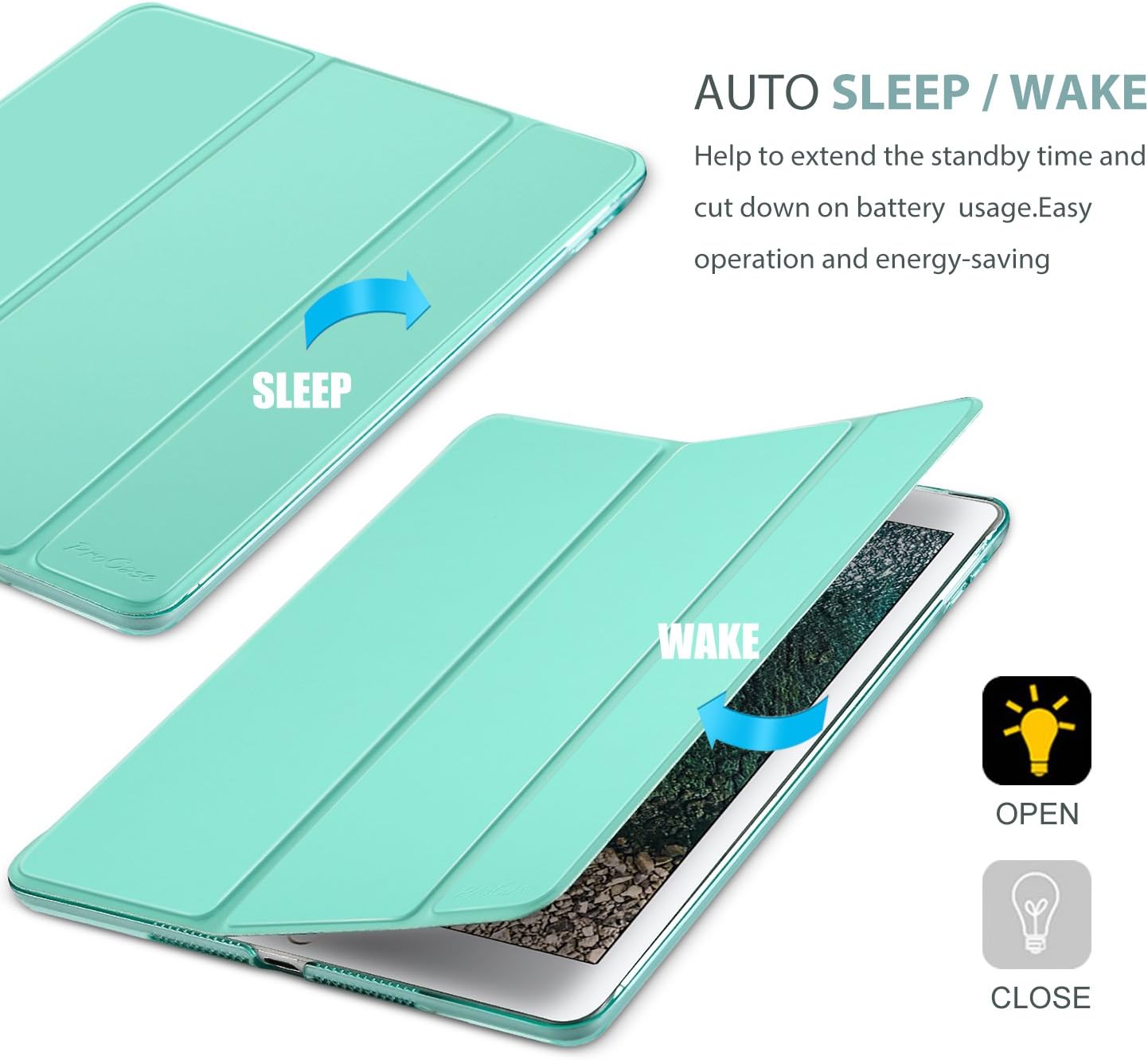 ProCase Ultra Slim Case Bundle with Screen Protector for iPad Air/Pro 10.5"