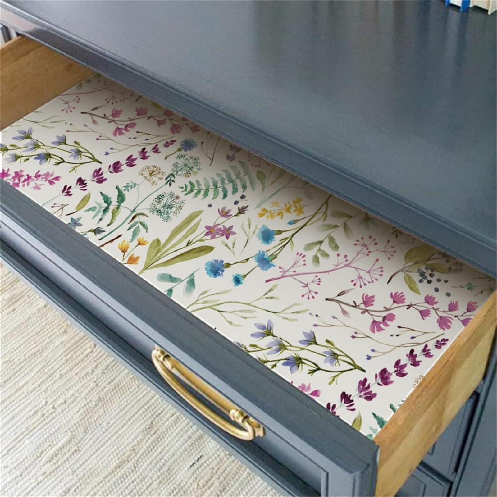 15cm x 250cm łazienka fioletowe liście przyklejane na płytki kuchenne Splashback skórki i przyklejane płytki podłogowe 3D samoprzylepne Kitche(40x100cm)