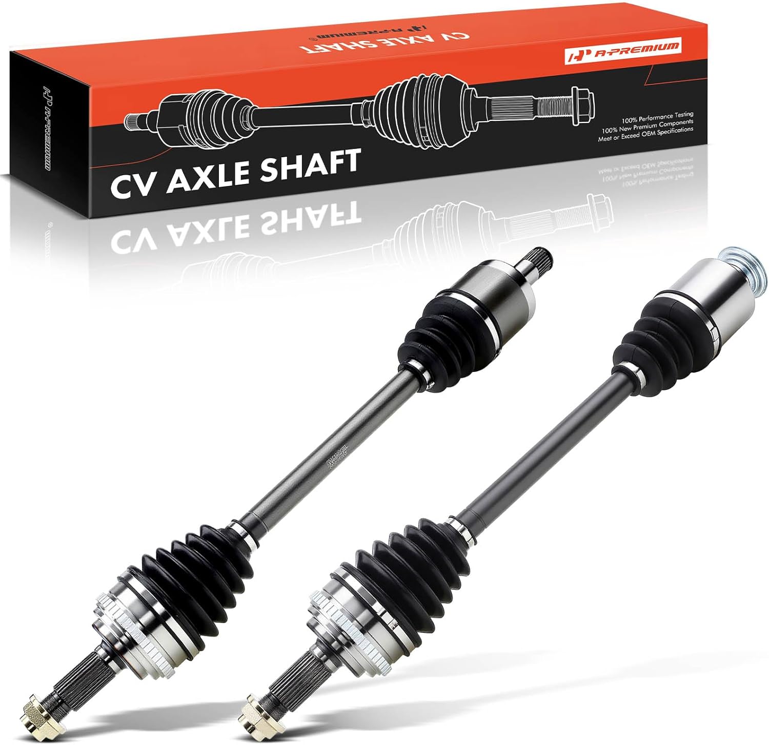 A-Premium Pair Front CV Axle Shaft Assembly for Acura MDX 2003–2006 and Honda Pilot 2006–2008