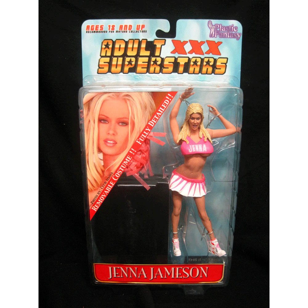 Adult Superstars XXX Jenna Jameson Cheerleader (Pink & White) Costume 7.5" Action Figure - Series 1