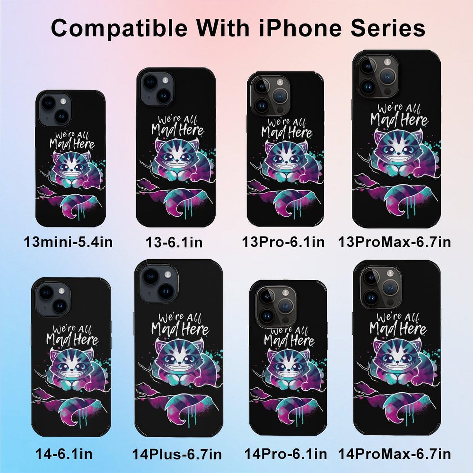 Amazon.co.jp: iPhone 14 Plus ケース 不思議の国のアリス チェシャ猫