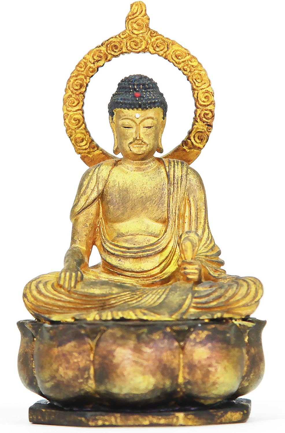 Amazon｜仏像 大黒天様像 三面大黒天 置物 開運招福七福神 大黒天