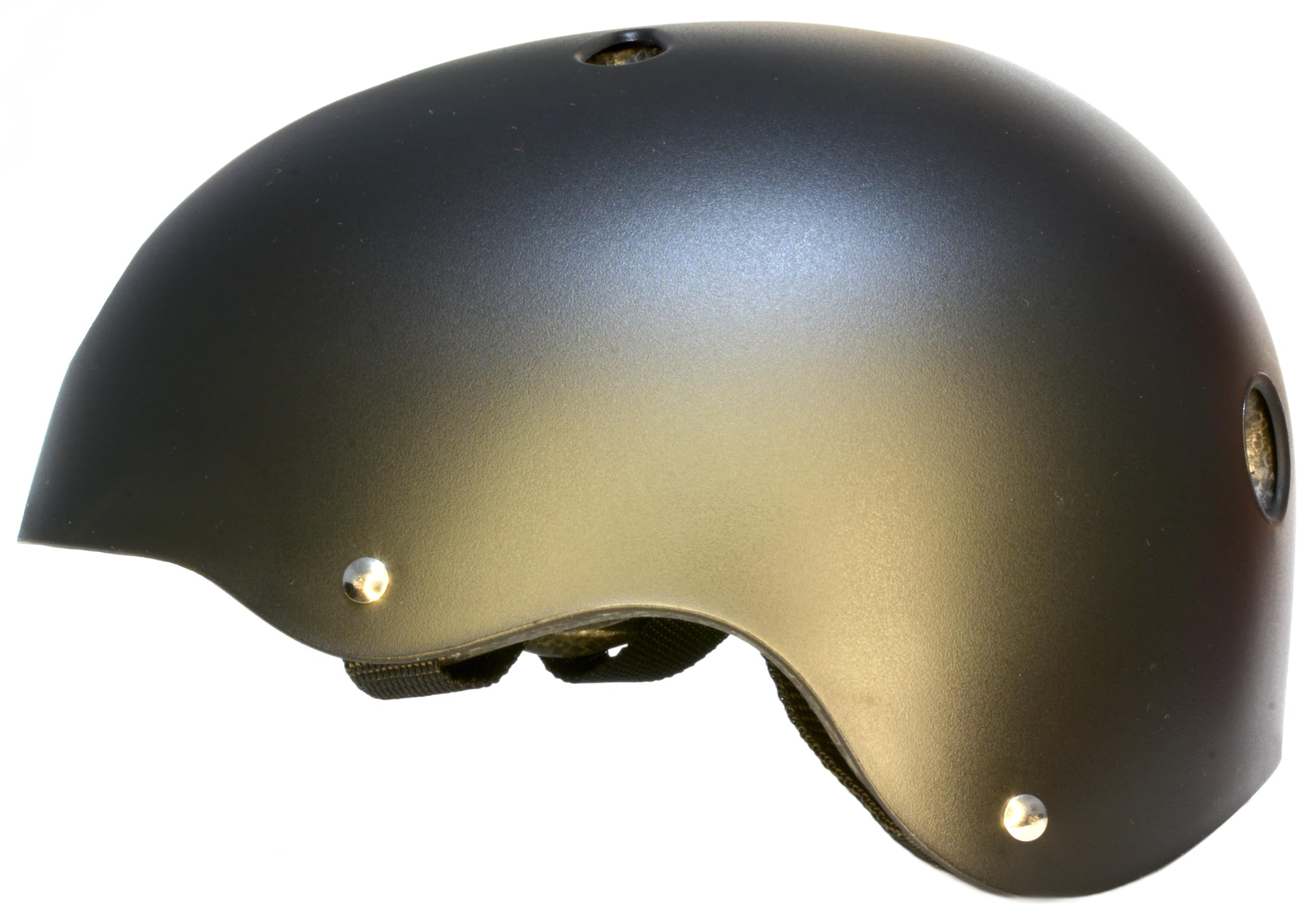 Casco para Patinete Eléctrico y Patinaje, Negro, Talla M, Ajustable, con Correas de Seguridad, Interior Acolchado