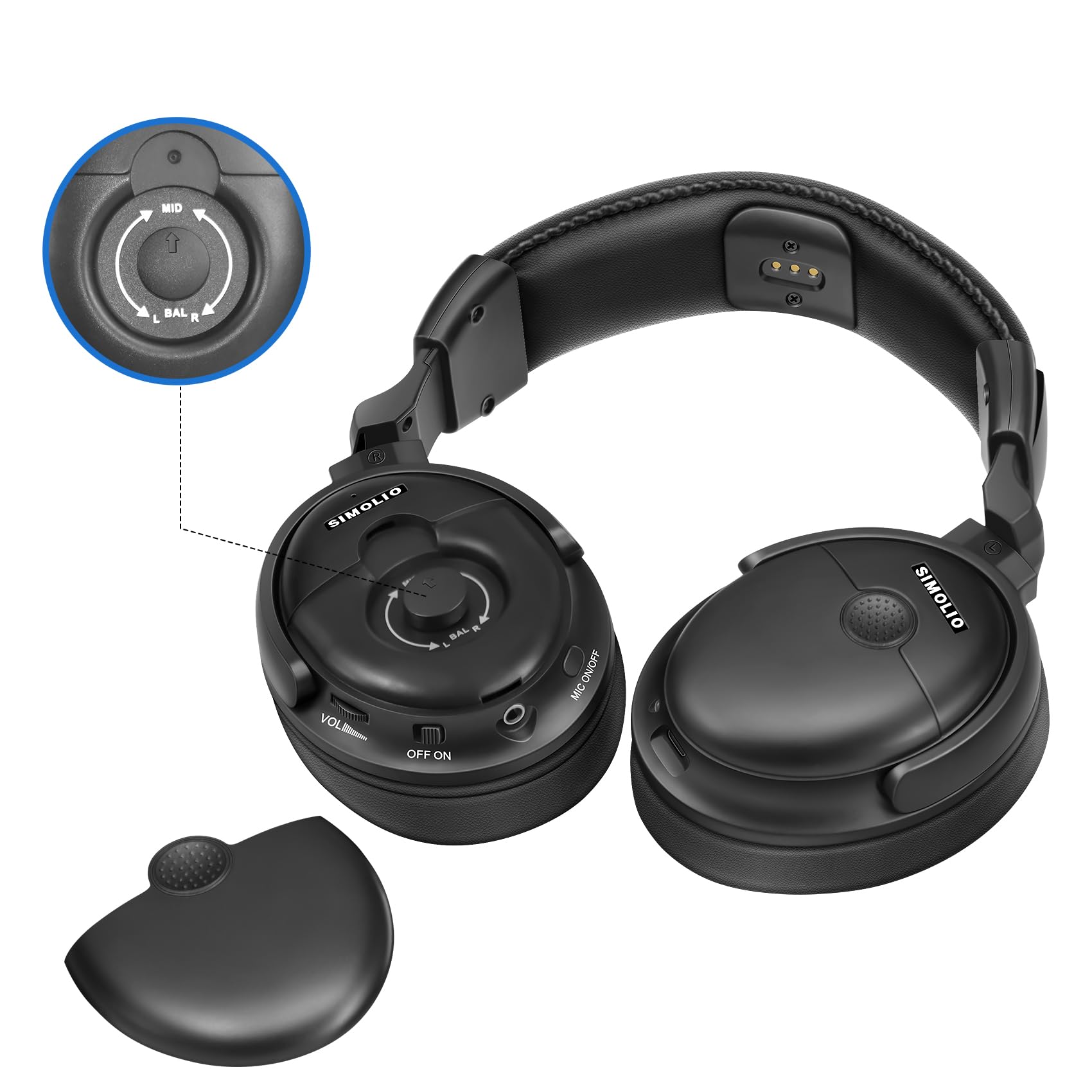 Amazon.com: SIMOLIO TV Headphone Wireless Receiver, Replacement