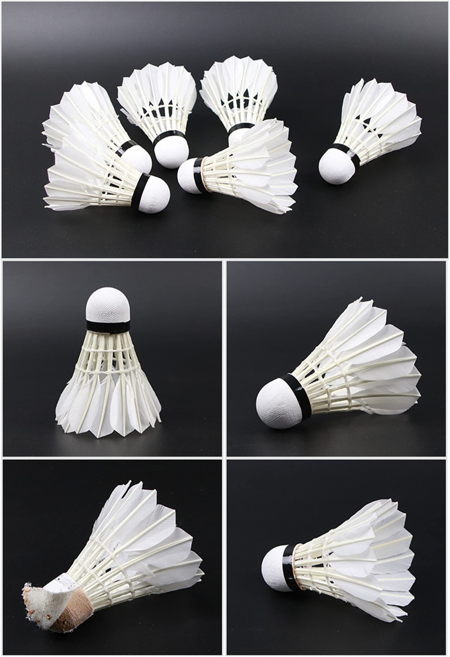 Amazon.co.jp: HUIRUMM Badminton Shuttle Set of 12 Shuttle Balls