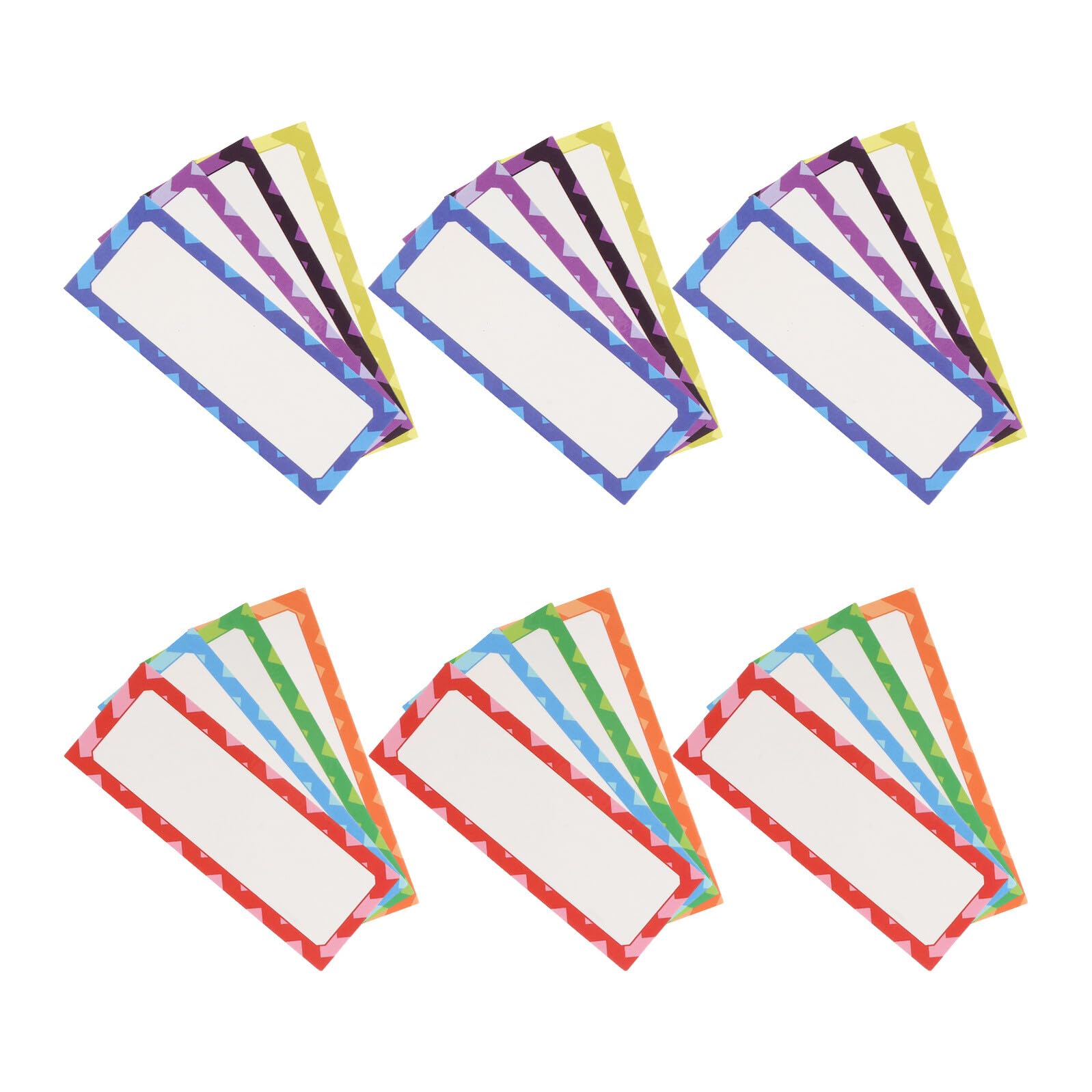 SHINEOFI 40 Pezzi Etichette Magnetiche Riutilizzabili e Cancellabili in Carta Rivestita Pvc e Magnete Morbido per Organizzazione in Ufficio e Aula, Adatte a Frigoriferi e Armadietti